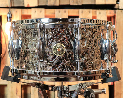 Gretsch 6.5x14 USA Custom Hammered Chrome Over Brass Snare Drum