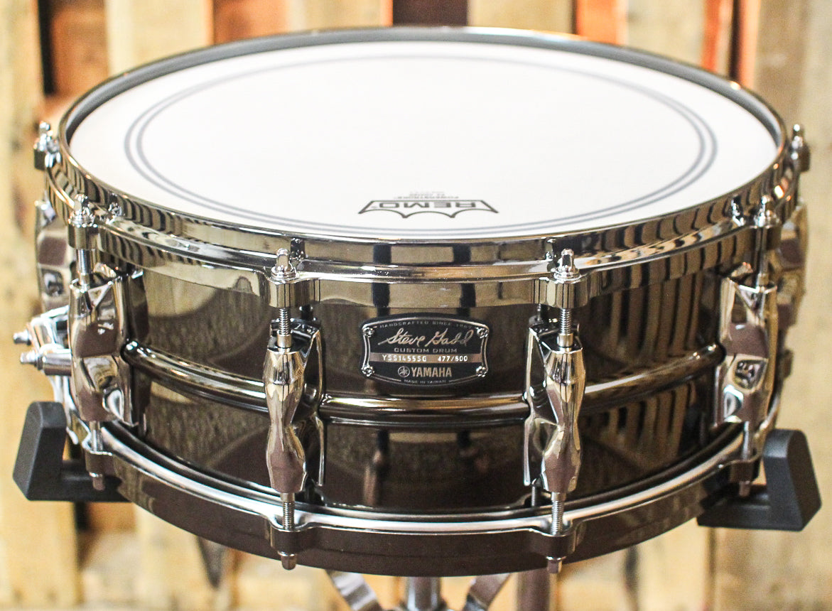 Yamaha Steve Gadd Signature Black Nickel Snare Drum - 5.5x14