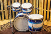 Gretsch Brooklyn Blue Burst Pearl Drum Set - 18x22, 7x10, 8x12, 14x16