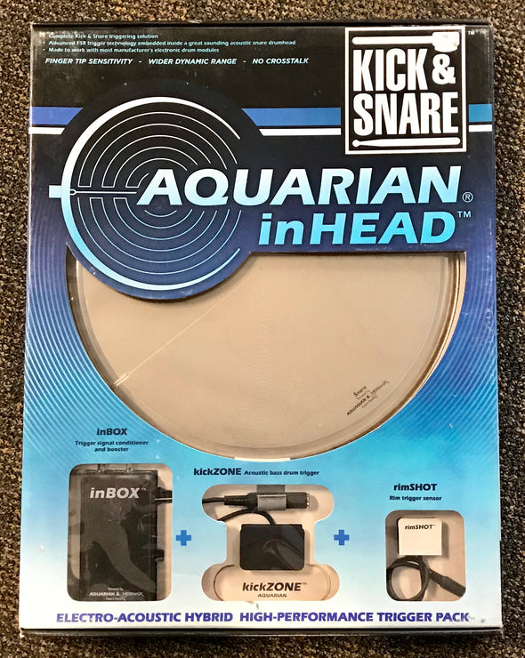 Aquarian inHEAD Kick And Snare Electro-Acoustic Trigger Bundle