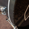 Ludwig Classic Birch Satin Black Drum Set - 22x16, 12x10, 13x11, 16x16, 14x6.5