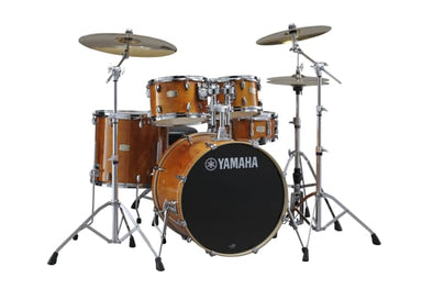 Yamaha Stage Custom Birch Honey Amber Drum Set - 20x17,10x7,12x8,14x13,14x5.5