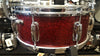 Vintage Slingerland Super Krupa Snare Drum 1960's Red Sparkle (video demo)