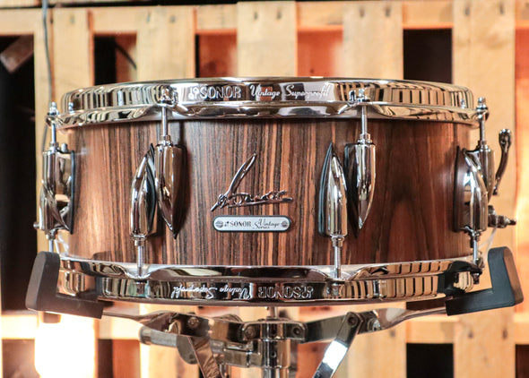 Sonor 14x5.75 Vintage Series Rosewood Semi Gloss Snare Drum