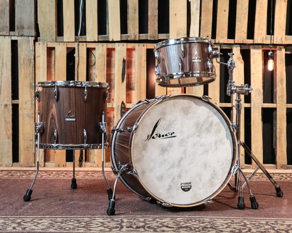 Sonor Vintage Series Rosewood Semi Gloss Drum Set - 22x14,13x8,16x14